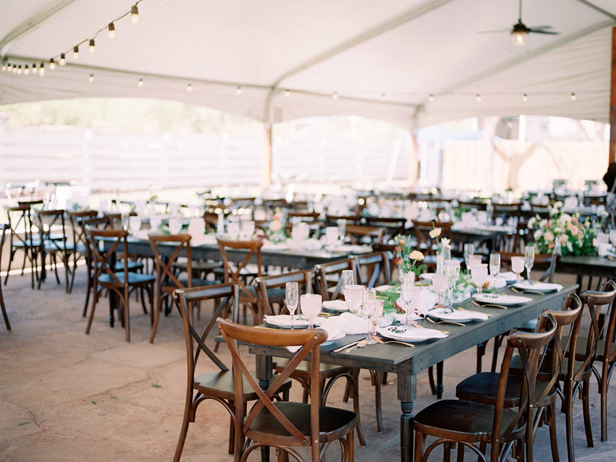 Reception Details, Outdoor Reception, Long Tables, Reception Tent, Farm at South Mountain Reception, Spring Wedding Decor, Spring Brunch Wedding at The Farm at South Mountain, Fine Art Wedding Inspiration, Spring Wedding Inspiration, Brunch Wedding, Ball Photo Co, Fine Art Wedding, Film Wedding Photography, Fine Art Film, The Farm at South Mountain, Phoenix Wedding Venues, Blush Ivory Green Wedding Palette, Morning Wedding, Phoenix Wedding Photographer, Arizona Wedding Photographer