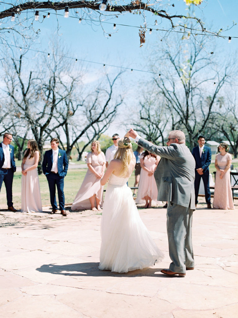 Father Daughter Dance, Spring Brunch Wedding at The Farm at South Mountain, Fine Art Wedding Inspiration, Spring Wedding Inspiration, Brunch Wedding, Ball Photo Co, Fine Art Wedding, Film Wedding Photography, Fine Art Film, The Farm at South Mountain, Phoenix Wedding Venues, Blush Ivory Green Wedding Palette, Morning Wedding, Phoenix Wedding Photographer, Arizona Wedding Photographer