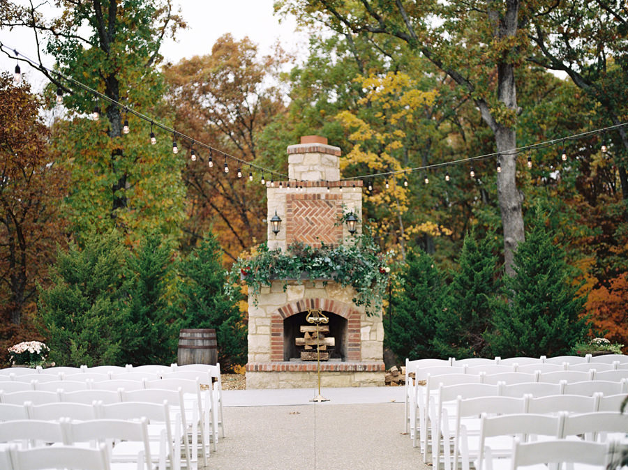 Fireplace ceremony, Mantle Garland, Fall colors, Old world ceremony decor, Rainy Wedding Day, Silver Oaks Chateau Wedding, St Louis Wedding Photographer, Missouri Wedding Photographer, Film Wedding Photography, Fine Art Wedding, Destination Wedding Photographer, Ball Photo Co, Fall Wedding Inspiration, Castle Wedding Venue, Midwest Wedding, Old World Wedding Inspiration, Pentax 645N, Portra 800, Organic Berry Wedding, Berry tone color palette, Burgundy Forest Green Wedding
