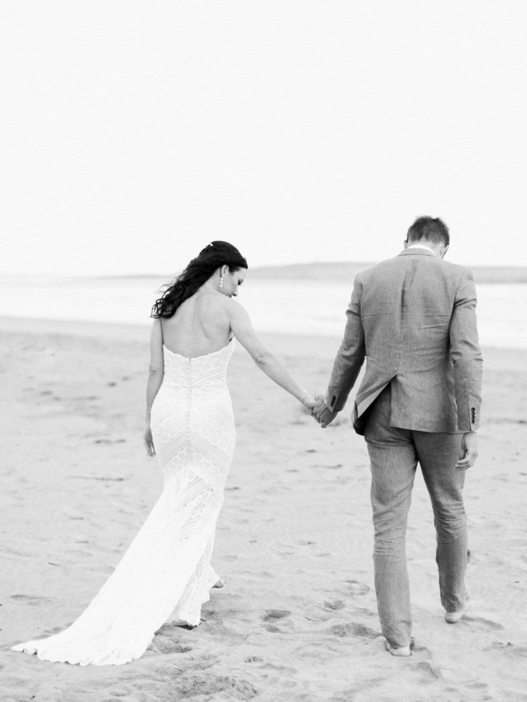 Boho Wedding Dress, Fitted Lace Wedding Dress, Black Haired Bride, Bride & Groom Portraits, Beach Wedding Poses, Romantic Couple Poses, Best Couple Photos for weddings, Romantic Pose Inspiration, Intimate Fall Beach Wedding, Micro Wedding, Popham Beach Wedding, Fine Art Photographer, Fine Art Wedding Photography, Fine Art Wedding, Ball Photo Co, Maine Wedding Photographer, Portland Maine Wedding Photographer, Destination Wedding, Elopement, Intimate Small Wedding Inspiration, New England Wedding Photographer